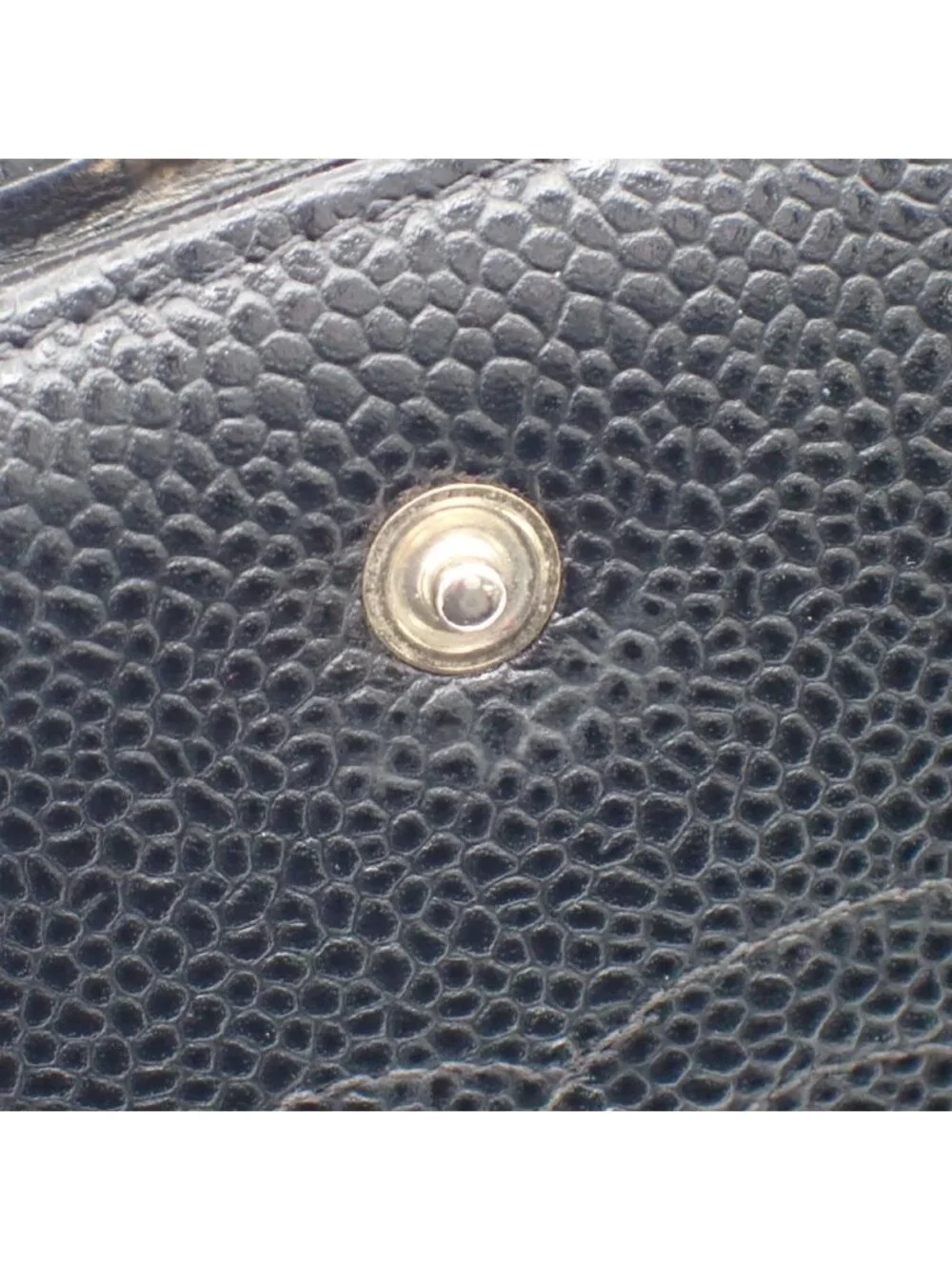 Chanel CC Bifold Wallet Black Caviar Leather